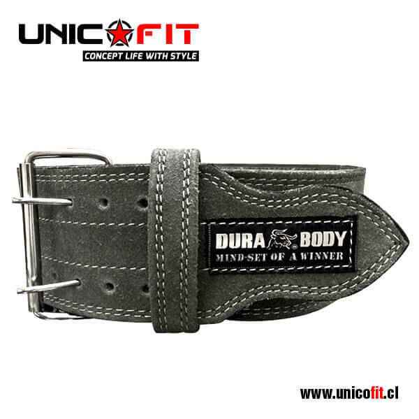 Cinturón Hardcore Powerlifting Palanca Negro Durabody - UnicoFit